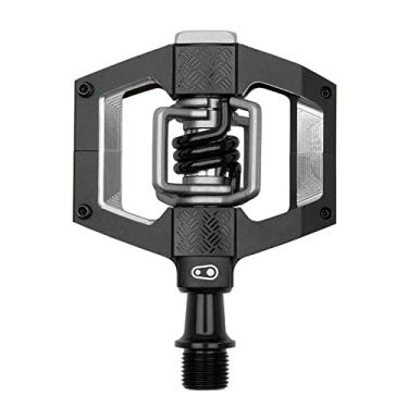 Imagem de Crankbrothers Pedais de mountain bike Mallet Trail – mola preta/preta – plataforma otimizada MTB Enduro XC Trail – par de pedais de bicicleta de montanha (travas incluídas)