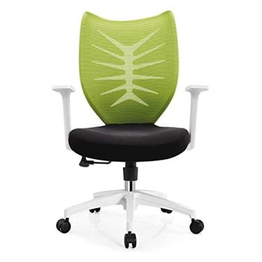 Imagem de cadeira de escritório mesa e cadeira de escritório cadeira de computador cadeira giratória cadeira de jogos cadeira de trabalho cadeira estofada (cor: verde, tamanho: 96-104x64cm) necessário