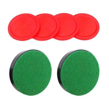 Imagem de Generic Empurradores de air hockey e discos de air hockey, acessórios de remos de air hockey para mesas de jogo, Azul escuro