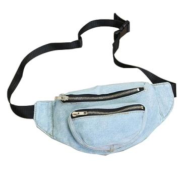 Imagem de Holibanna Multifuncional shoulder bag shouder bag sholder bag travel bag sling bag chest bag bolsa de cintura bolsa retrô bolsa feminina bolsa jeans Moda saco de peito Coreia do Sul pochete