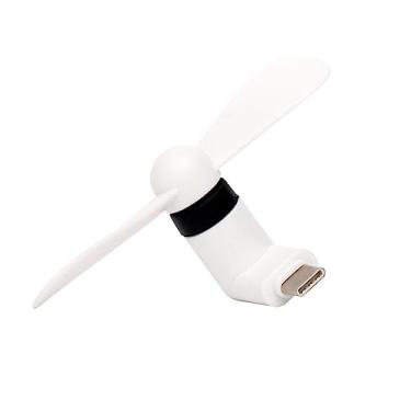 Imagem de Homoyoyo Ventilador USB Ventilador De Smartphone Ventilador Inteligente Ventilador Mini Uso Ventilador De Mão Mini Ventilador USB Branco Portátil