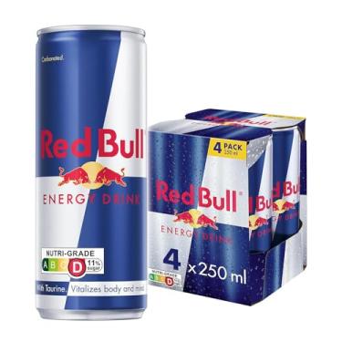 Imagem de Pack de 4 Latas Red Bull Energético, Energy Drink, 250ml