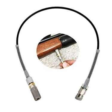 Imagem de 61 cm DN2 PCP Pantiball Air Co2 Adaptador de carregamento Hp Micropore Mangueira com encaixe de ar Adaptador 1/8BSPP e adaptador fêmea de conexão rápida