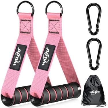 Imagem de WALITO Alças de exercício, acessórios de máquina de cabo de substituição para equipamentos de ginástica em casa, sistema de polia, pilates, faixas de resistência, treinador de força, acessórios de