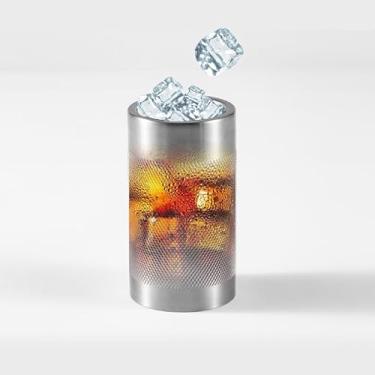 Imagem de WITO Copos de shot de aço inoxidável, copos de metal pequenos inquebráveis para café expresso, bar de uísque, casa, restaurante, acampamento, bar, presente, copos de dose de 107 g (600 g - copo de