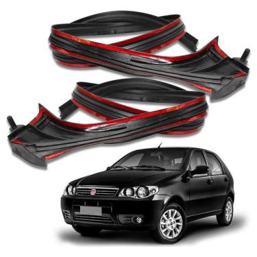 Imagem de PAR PINGADEIRA FLEXÍVEL AUTO COLANTE PALIO 4 Portas 96/11 - Top Mix