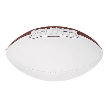 Imagem de Baden Mini 21.6cm Size Autograph Football with 2 Brown and 2 White Panels