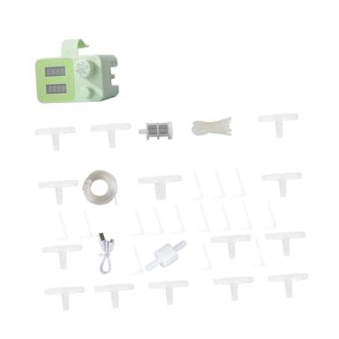 Imagem de Generic Conjunto de de irrigação por gotejamento automático faça você mesmo, autoirrigação, montagem simples, mangueira de PVC de 10 m, temporizador