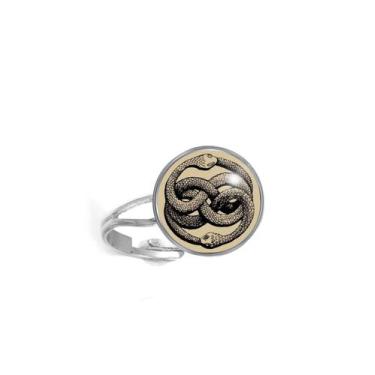 Imagem de Anel Símbolo Auryn A história sem fim Unissex e Ajustável - RECANTO AS