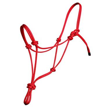 Imagem de Cordas para treinamento de cavalos macias – 11 tamanhos – Miniatura, foal, descamação, pônei pequeno, cobre/árabe, cavalo, Warmblood, Draft, Vermelho, 09. Warmblood