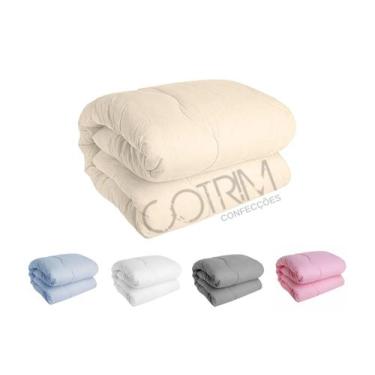 Imagem de Cobertor Queen Grosso Edredom Dupla Face Algodao 200 Fios Coberdron - 