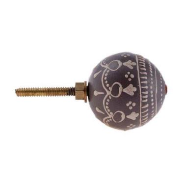 Imagem de Puxador Decorativo Porta Madeira Artesanato Móveis  - VV