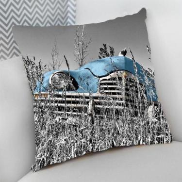 Imagem de Almofada Decorativa Cheia c/ Zíper 40x40 Carros Motos Duas Quatro Roda