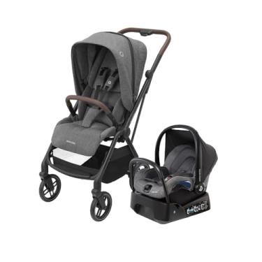 Imagem de Travel System Maxi-Cosi, Leona² Trio, 0 a 15kg, Select Grey