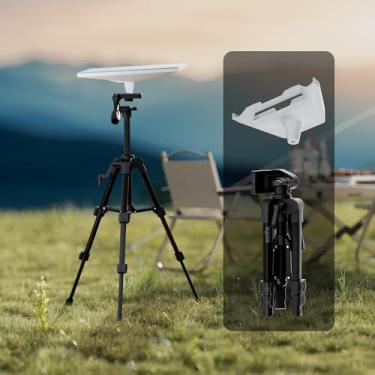 Imagem de RVMARINEPAT Mini tripé Starlink, acessórios Starlink portáteis com altura ajustável, inclui adaptador de mini tripé Starlink, adaptador de montagem Starlink