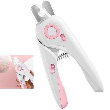 Imagem de Cortador de Unha Pet Cao Gato Cachorro Lixa de Unha Lanterna Led Luz Animal de Estimaçao Seguro Confortavel Eficiente Resistente