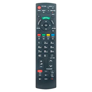 Imagem de Controle remoto de substituição N2QAYB000487 N2QAYB000239 adequado para Panasonic TV TX-L42U2E TX-L42U2L TX-L42U3B TX-L42U3E TX-LF32S20 TX-LF37S20 TX-LF42S20 X-P37C 2B TX-P37C2E TX-P37X20B TX-P37X20E