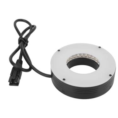 Imagem de Luz de Anéis LED para Microscópio, Fonte de Luz Com ângulo de 90 Graus Ajustável, Microscópio Estéreo Binocular de Liga de Alumínio para Microscópio Estéreo Industrial