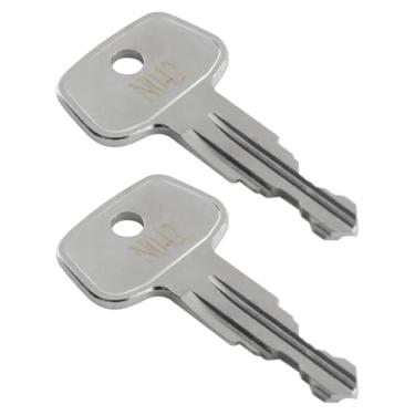 Imagem de VIDABTE N042 Chave de substituição de rack de teto Thule, chave de substituição para rack de carro Thule, chave de substituição para esqui Thule, teto, caixa de carga, suportes de transporte e barras