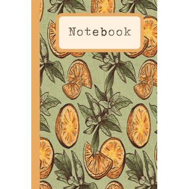 Imagem de Notebook: Colorful Retro Vintage Oranges Notebook - Medium 6x9" - 120 Page Blank Lined Notebook