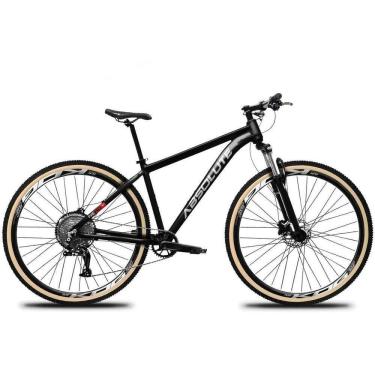 Imagem de Bicicleta Aro 29 Absolute Nero 5 12v Garfo Trava No Guidão Freios Hidráulicos Com Pneu Faixa Preto Tam 17