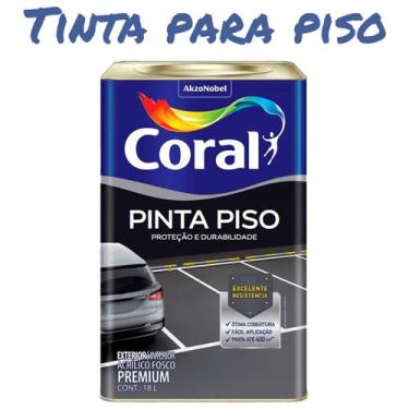Imagem de Tinta Pinta Piso 18 Litros Premium Coral Escolha Cor, Branco