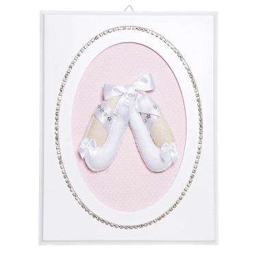 Imagem de Quadrinho Balé Strass Sapatilhas Quarto Bebê Infantil Menina