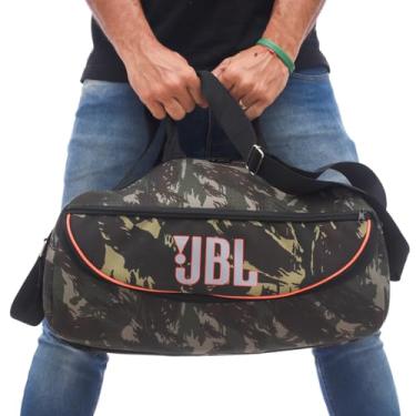 Imagem de Bolsa Case Capa Triboshop Compatível Com Jbl Boombox 3 2 1 Camuflada Premium