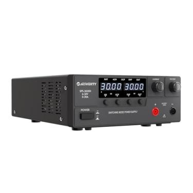 Imagem de Jesverty Fonte De Alimentação Cc Variável, 0-30 V 0-30 A 900 W, Fonte De Alimentação De Bancada Regulada Por Cc Com Botão Codificador, Interruptor Liga/Desliga De Saída, Display Led De 4 Dígitos, Ov