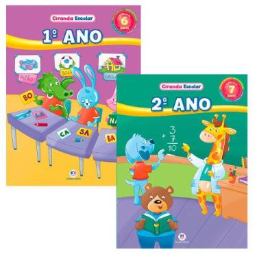 Imagem de Kit Livros Primeiro e Segundo Ano - Ciranda Escolar - Ciranda Cultural