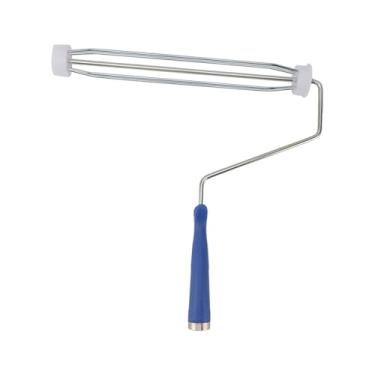 Imagem de Roller Frame Ergonomic Handle Alta Resistência Fácil Controle Paint Frame Roller para Wall Painting Stainless Steel Plastic (12インチ)