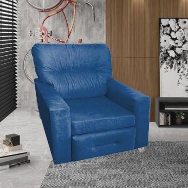 Imagem de Poltrona Reclinável Extensão De Cílios Lorena - Silverio Decor, Marinh