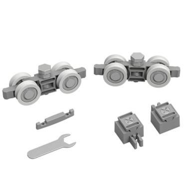 Imagem de Roldana Para Portas de Correr DT 07 Fixação Topo Aço 100Kg - DE TONI