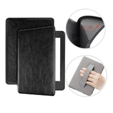 Imagem de Capa Novo Kindle (16 GB - modelo 2024) tela 6.0 polegadas - Preta - Alça Leitura