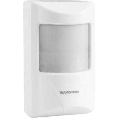 Imagem de Sensor De Presença 180° Articulado Frontal Tramontina Bivolt Com Fotocélula Branco