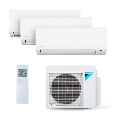 Imagem de Ar Condicionado Multi Split Inverter Daikin 18.000 BTUs (3x Evap 9.000) Quente e Frio 220V Monofásico
