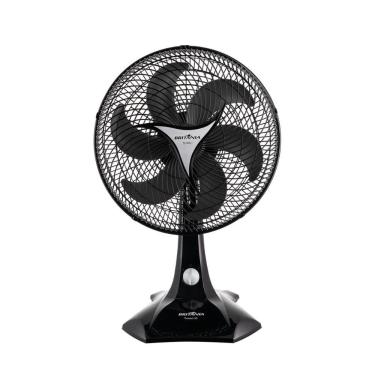 Imagem de Ventilador De Mesa/parede 2 Em 1 Maxx Force Turbo 60w 6p 30cm 127v Protect Preto Britania