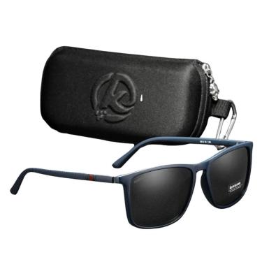 Imagem de Óculos De Sol Polarizados Ultraleve Com Estojo Azul