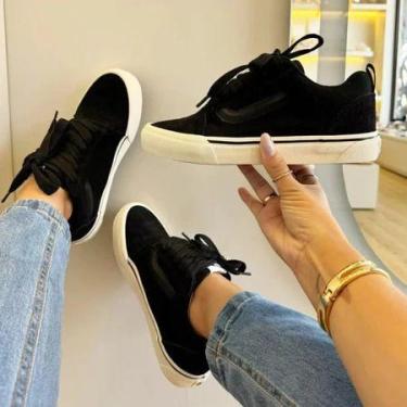 Imagem de Tênis Casual Feminino Masculino Skatista O Equilíbrio Perfeito entre C