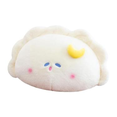 Imagem de Fenteer Travesseiro de pelúcia fofo em forma de bolinho, brinquedo de pelúcia da moda, presente de aniversário, cadeira, travesseiro, comida de engraçada, Padrão Da Lua