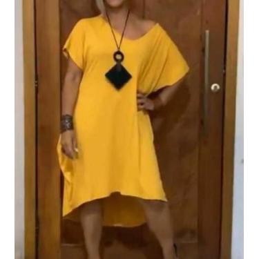 Imagem de Vestido Saruel Mullet - Reginaconfeccao, Mostarda, PP