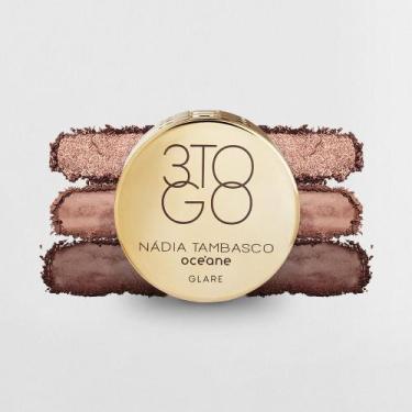 Imagem de Trio de Sombras Nádia Tambasco By Océane - 3 To Go Palette Glare 7,8g