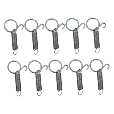 Imagem de predolo 100x Acessórios de fixação de ganchos de mola para porta de gaiola Travas de mola para chinchila, 2cmx5cm