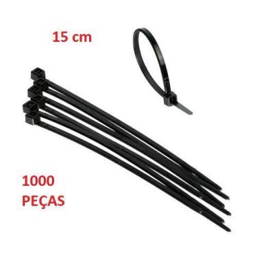Imagem de Abraçadeira Nylon Preta Fertak 1000 Peças