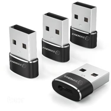 Imagem de Suonomax Adaptador USB A para USB C macho - fêmea para iPhone 16 carregador tipo C conversor para Apple Watch Ultra iWatch iPhone 7 8 9 10 15 14 13 Plus Pro Max AirPods iPad carro Samsung S25 (4