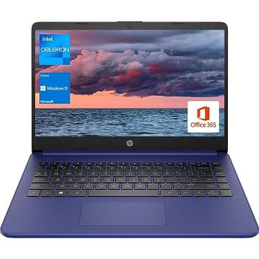 Imagem de HP Laptop Portátil, Estudante E Empresarial, Tela Hd De 14", Intel Quad-Core N4120, 16 Gb De Ram Ddr4, 64 Gb Emmc, 1 Ano De Office 365, Webcam, Leitor De Cartão Sd, Hdmi, Wi-Fi, Windows 11 Home, Azu