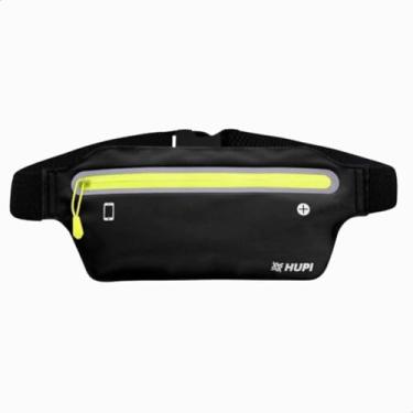 Imagem de Pochete Slim para Corrida, Bolsa de Cintura Resistente à Água, Alça Ajustável, Cores Variadas (Preto)