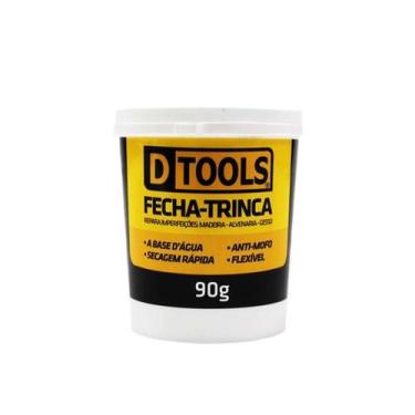 Imagem de FECHA TRINCA ACRÍLICO FLEXÍVEL 90g Branco - Repara Madeira, Alvenaria,