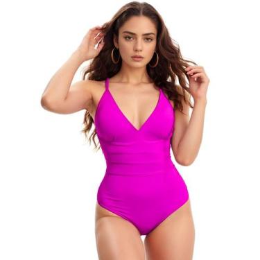 Imagem de Maiô Modelador Frente Única Com Bojo Cavado Acinturado Firme - HYPE MO