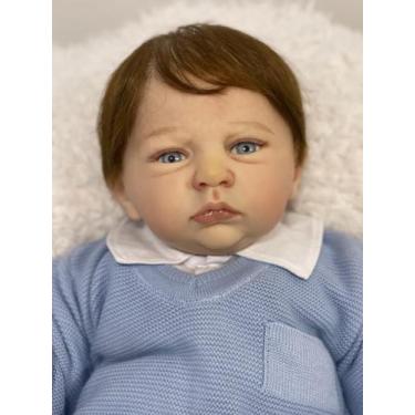 Imagem de Bebê reborn realista menino cameron premium - Ana Dolls